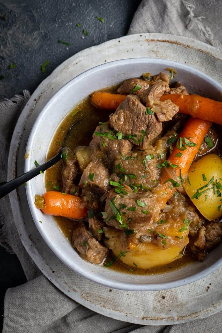 Irish Stew in a bowl