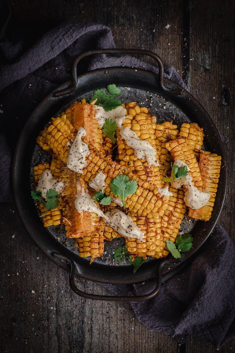 Smoky Sweet Corn Ribs in the Oven (Mexican Corn Riblets)