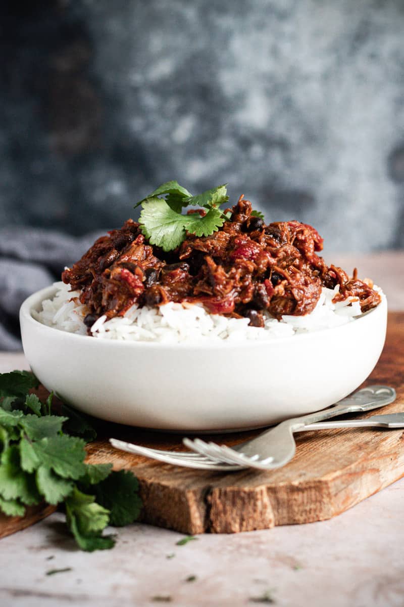 Slow Cooked Mexican Pulled Beef Cheeks (Dutch Oven)